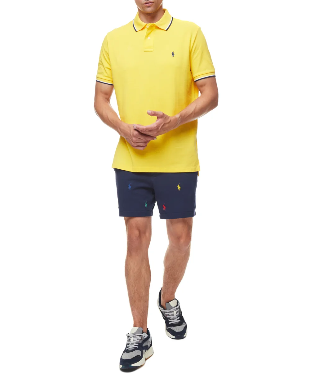 Поло Polo Ralph Lauren 710842621010, желтый цвет • Купить в интернет-магазине Kameron