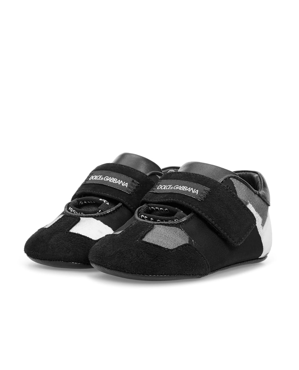 Пинетки Dolce&Gabbana Kids DK0125-AO261, черный цвет • Купить в интернет-магазине Kameron