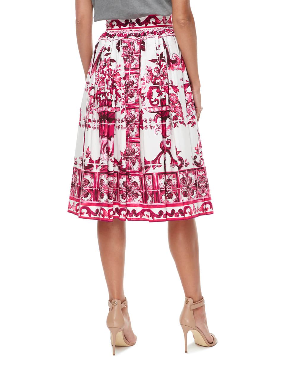 Юбка Dolce&Gabbana F4CEHT-HH5A6, белый цвет • Купить в интернет-магазине Kameron