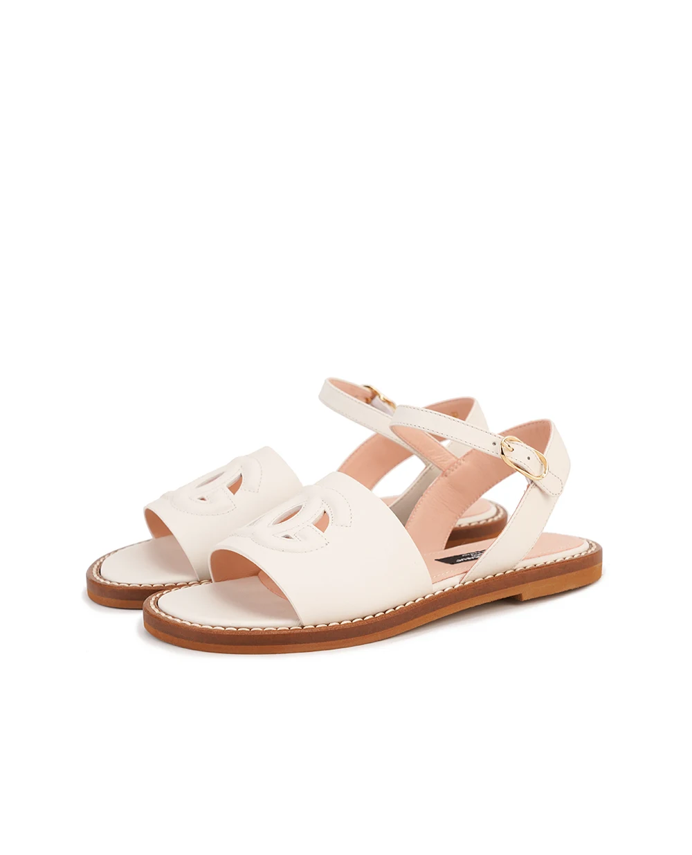 Детские босоножки Dolce&Gabbana D11308-A1223-L, белый цвет • Купить в интернет-магазине Kameron
