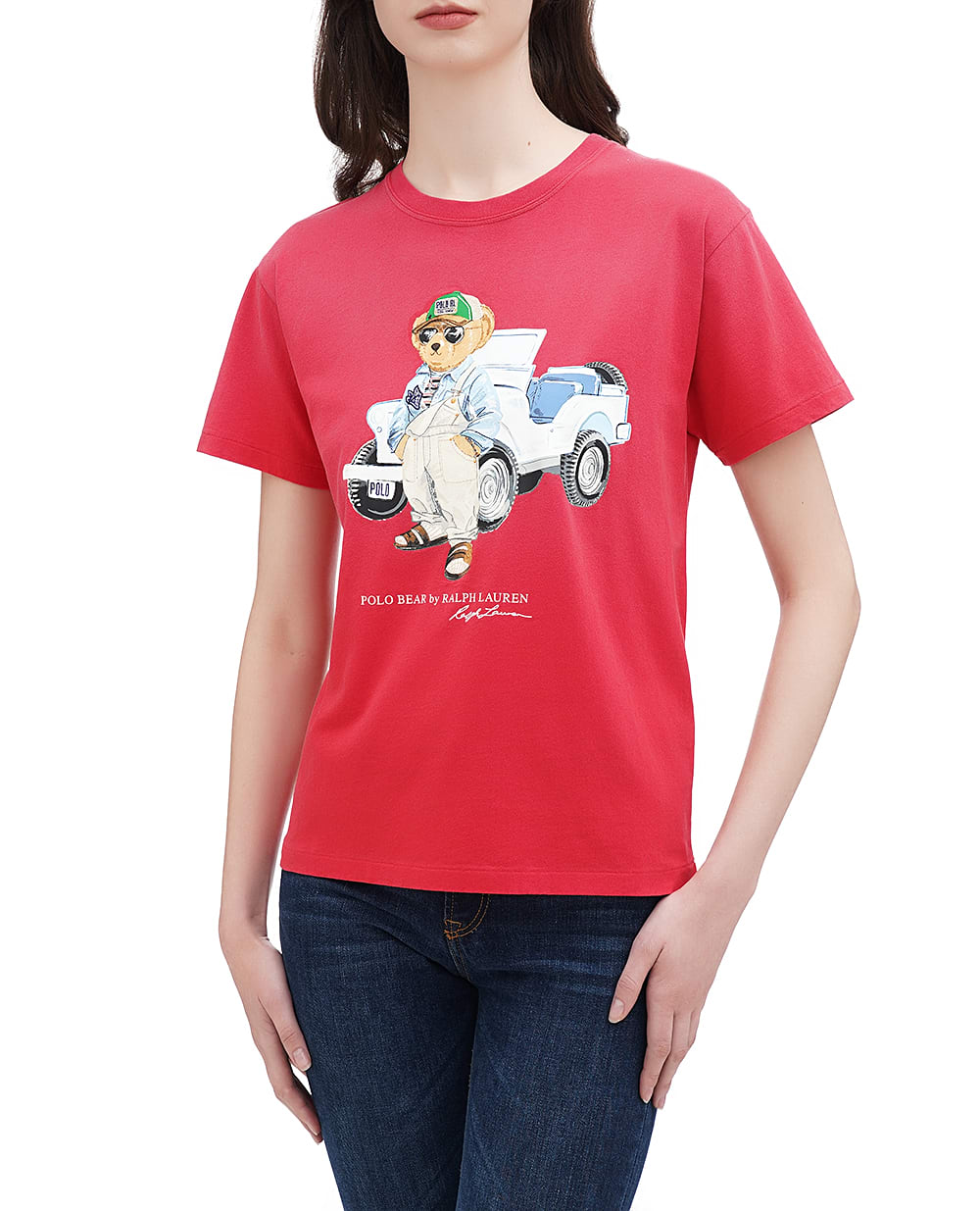 Футболка Polo Bear Polo Ralph Lauren 211935590001, красный цвет • Купить в интернет-магазине Kameron