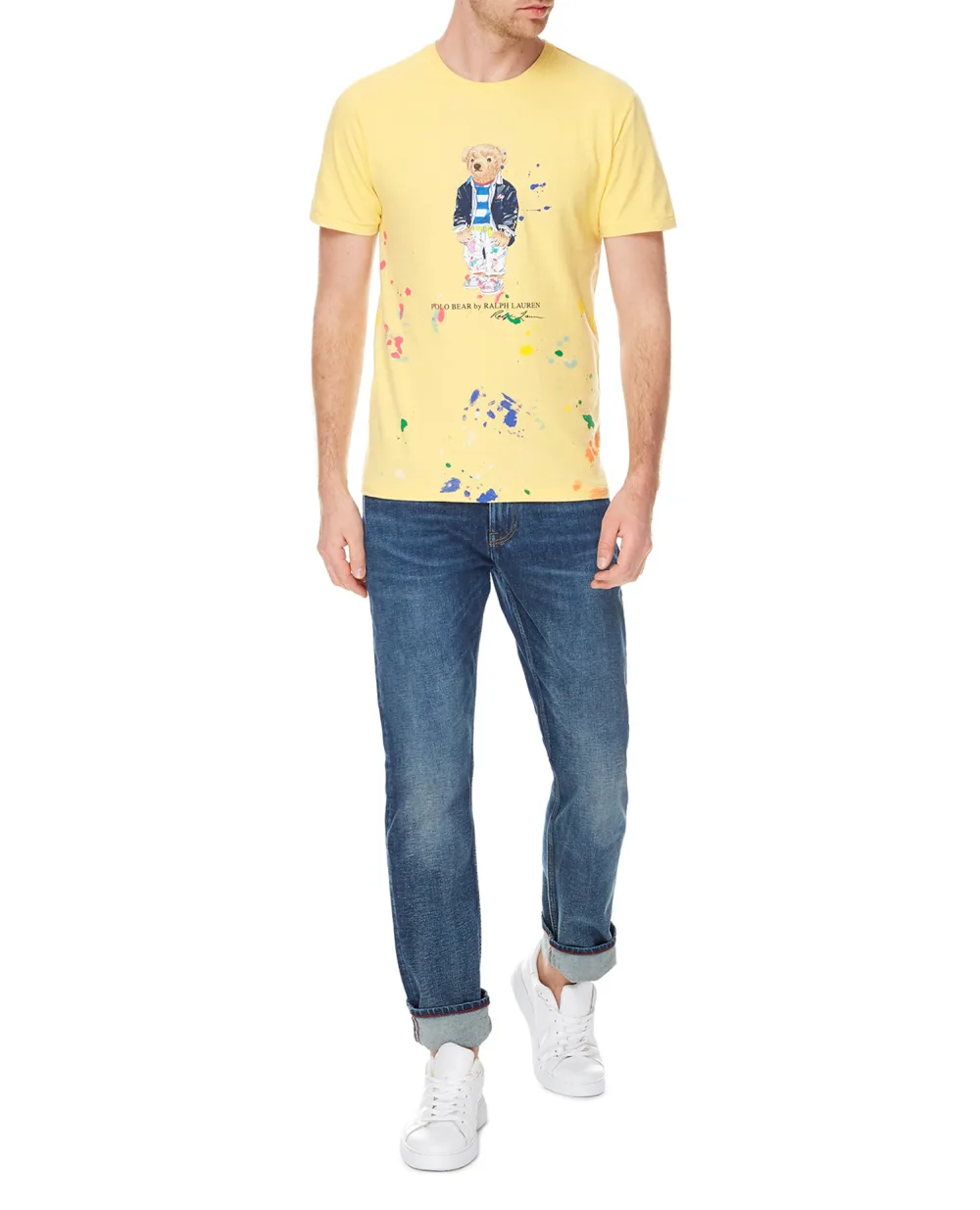 Футболка Polo Ralph Lauren 710858031002, желтый цвет • Купить в интернет-магазине Kameron