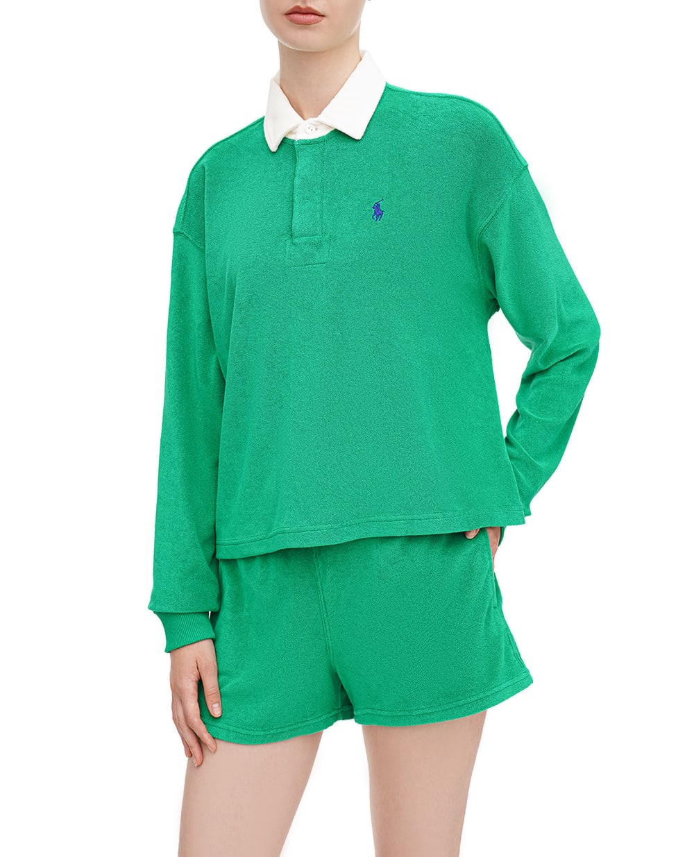 Поло Polo Ralph Lauren 211936223001, зеленый цвет • Купить в интернет-магазине Kameron