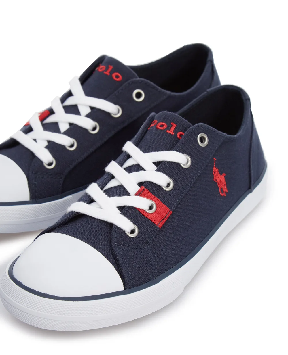 Детские кеды Polo Ralph Lauren Kids RF102353-J, синий цвет • Купить в интернет-магазине Kameron