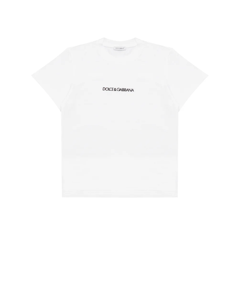 Детская футболка Dolce&Gabbana Kids L4JT7N-G7STN-B-, белый цвет • Купить в интернет-магазине Kameron