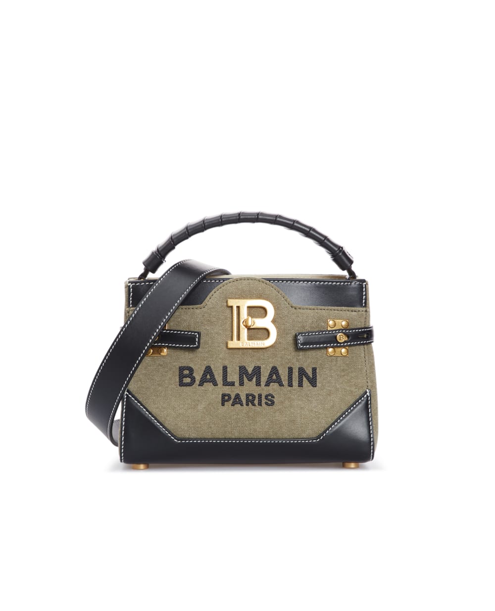 Сумка B-Buzz Balmain BN1DA797TCLB, оливковый цвет • Купить в интернет-магазине Kameron