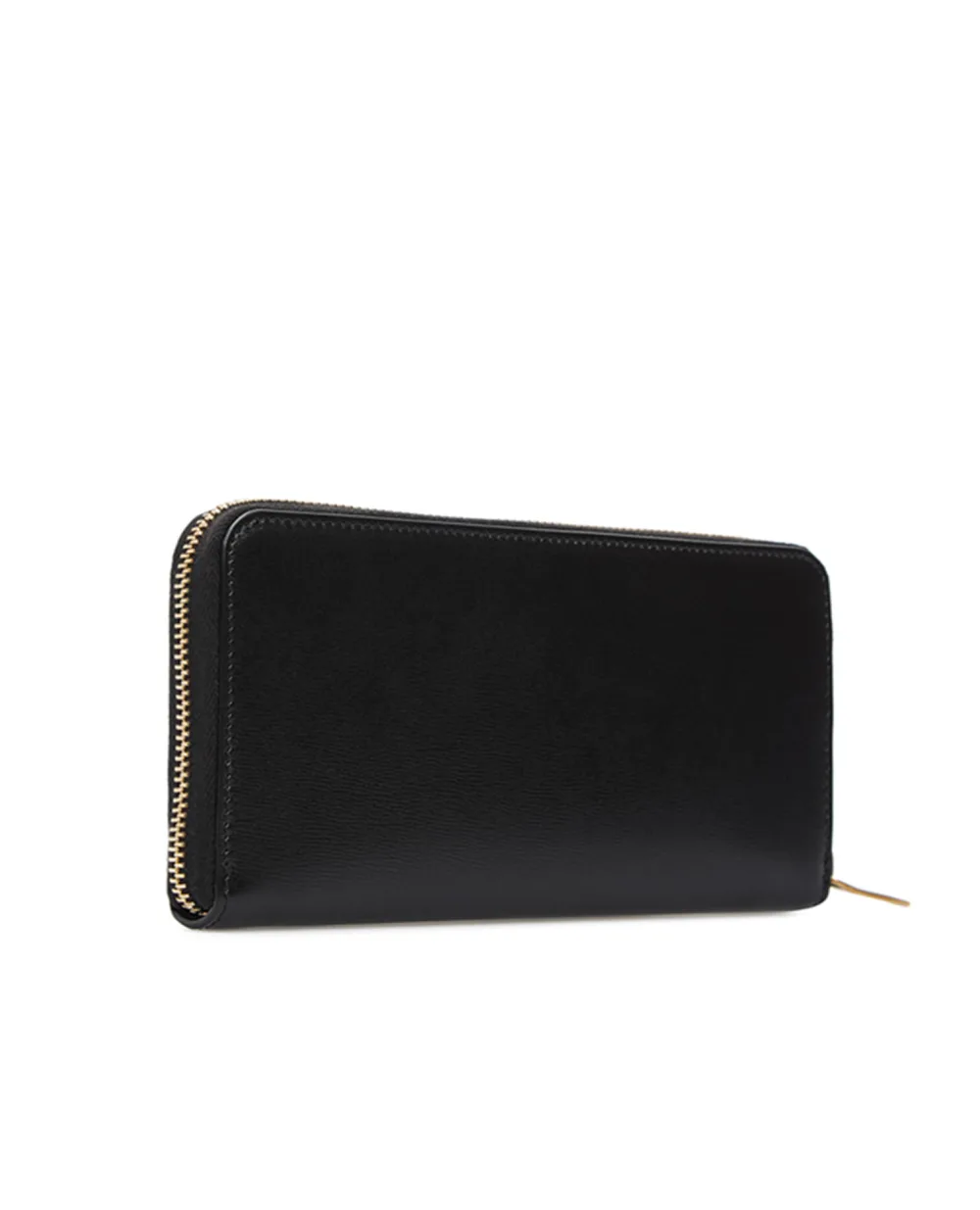 Кожаный кошелек Saint Laurent 630201-02G0W-, черный цвет • Купить в интернет-магазине Kameron