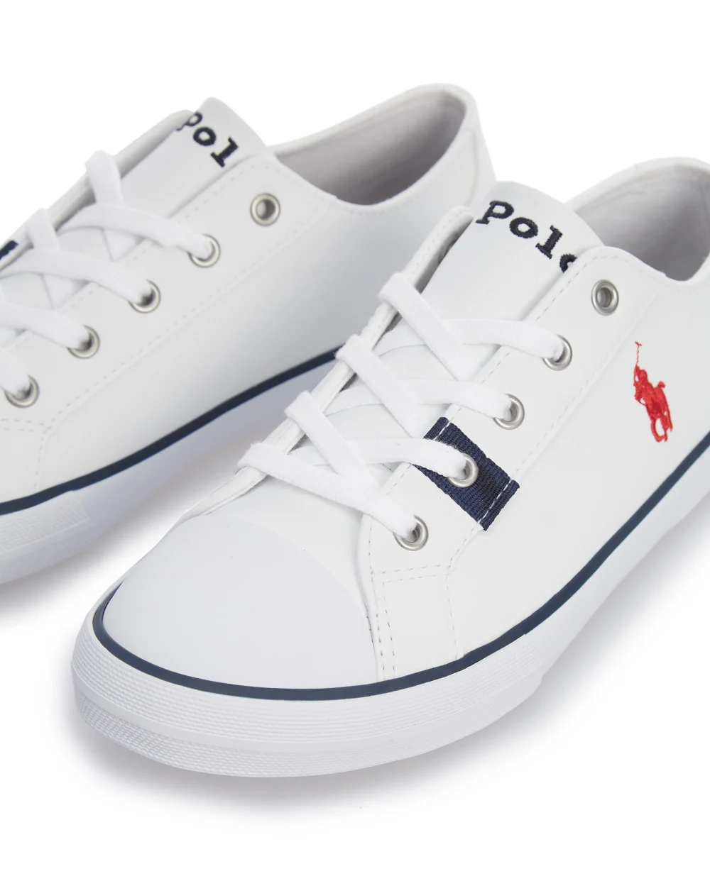 Детские кеды Polo Ralph Lauren Kids RF102357-J, белый цвет • Купить в интернет-магазине Kameron