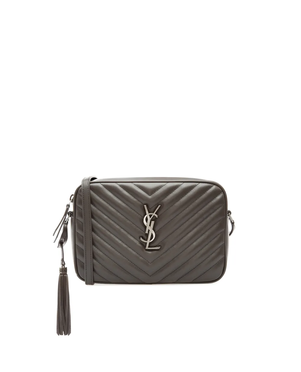 Слияние Кожаная сумка Lou Saint Laurent 612544-DV704-, серый цвет • Купить в интернет-магазине Kameron