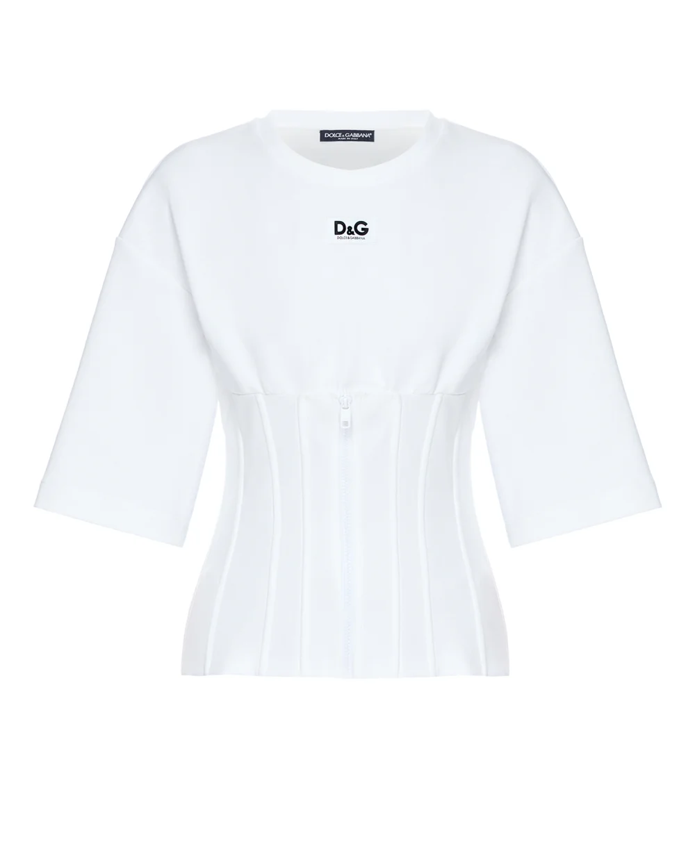 Футболка Dolce&Gabbana F8N59T-HU7H9, белый цвет • Купить в интернет-магазине Kameron