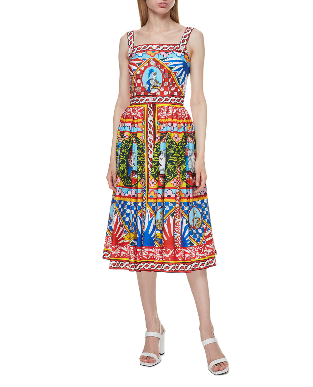Сарафан Dolce&Gabbana F6UY3T-GDS11, разноцветный цвет • Купить в интернет-магазине Kameron