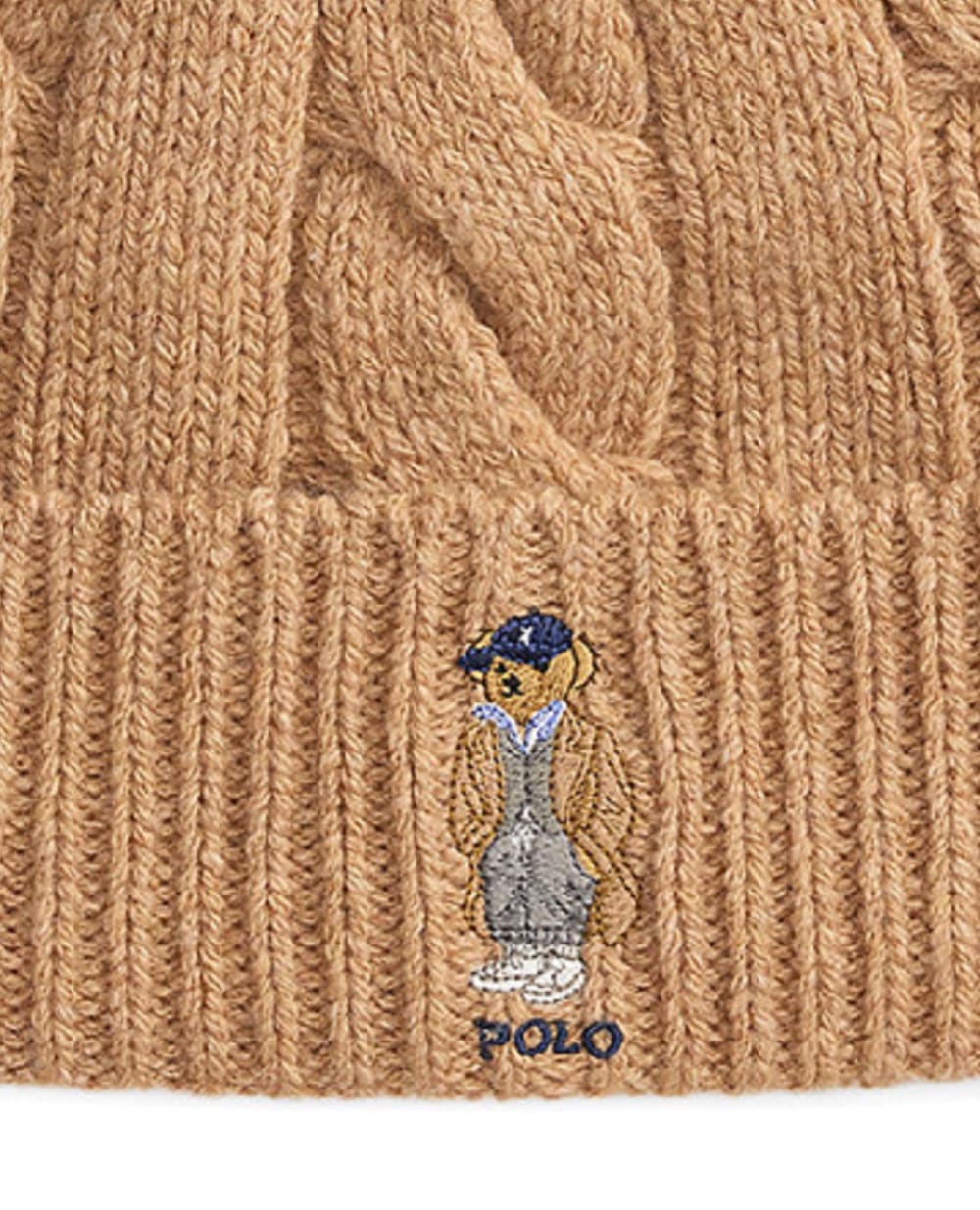 Шапка Polo Bear Polo Ralph Lauren 455981433003, коричневый цвет • Купить в интернет-магазине Kameron