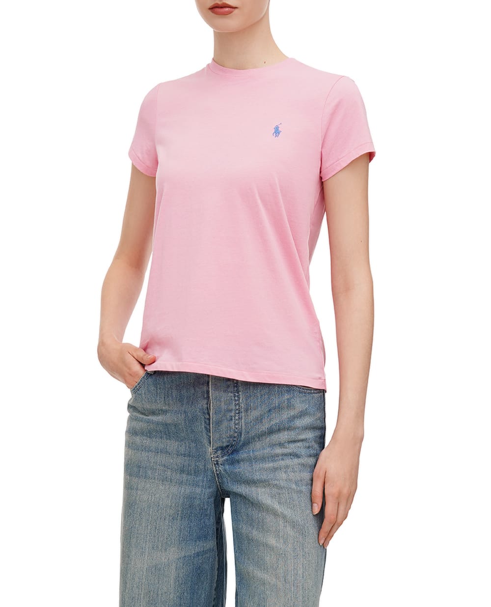 Футболка Polo Ralph Lauren 211898698019, розовый цвет • Купить в интернет-магазине Kameron
