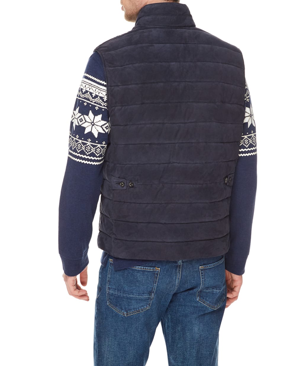Замшевый жилет Polo Ralph Lauren 710847085002, синий цвет • Купить в интернет-магазине Kameron