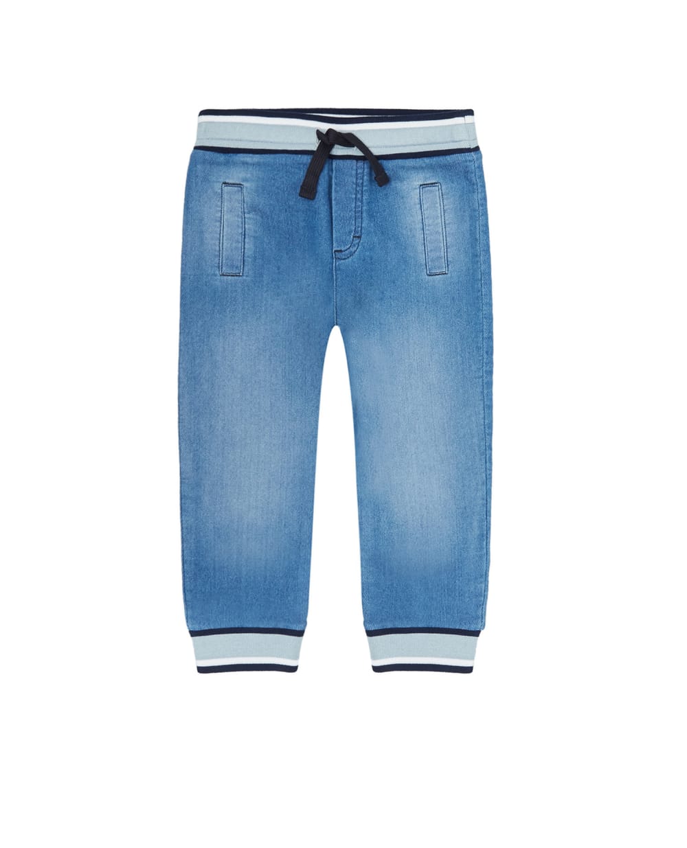 Брюки Dolce&Gabbana Kids L1JPT0-G7YDZ, синий цвет • Купить в интернет-магазине Kameron