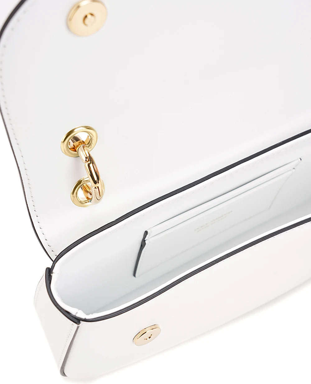 Кожаная сумка 3.5 Dolce&Gabbana BB7034-AW576, белый цвет • Купить в интернет-магазине Kameron