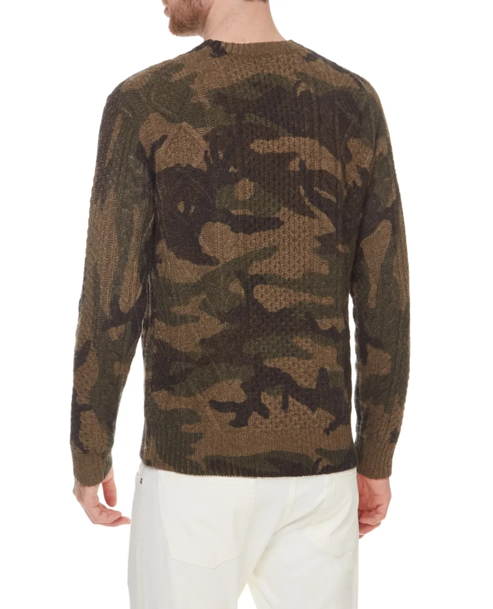 Шерстяной свитер Polo Ralph Lauren 710716342001, разноцветный цвет • Купить в интернет-магазине Kameron
