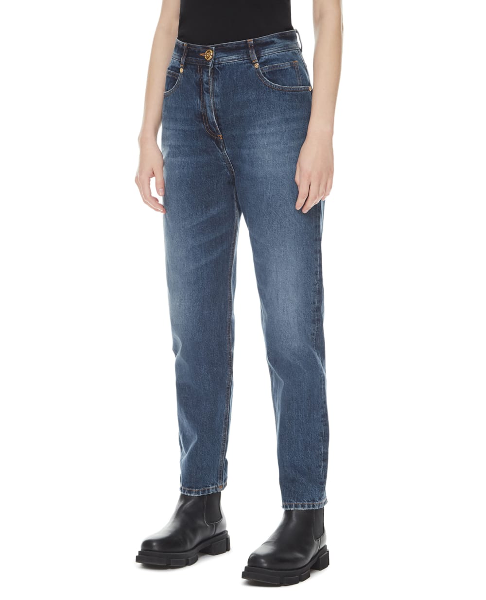 Джинсы Balmain WF0MK000D161, синий цвет • Купить в интернет-магазине Kameron