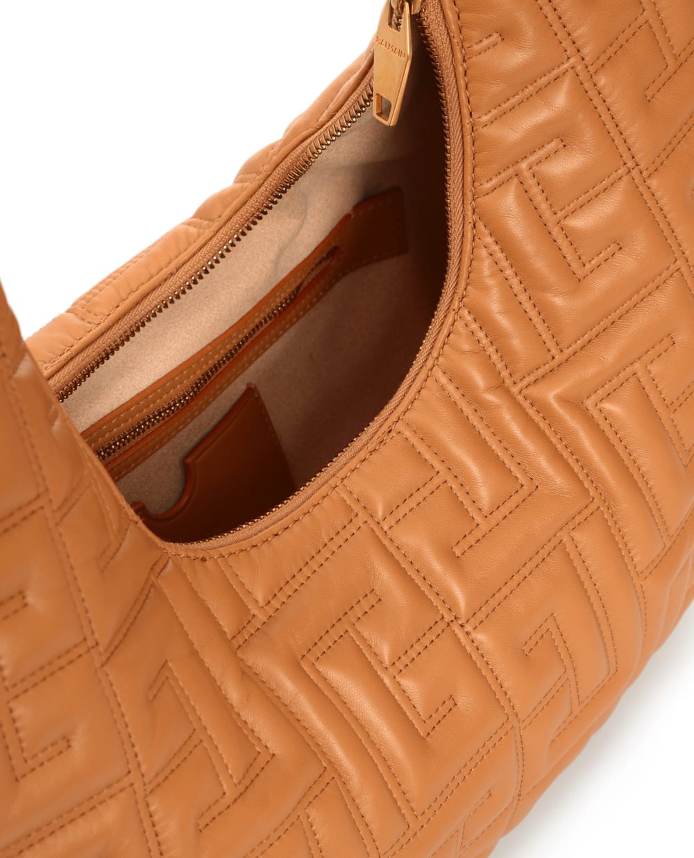 Кожаная сумка Balmain XN1DE701LNPQ, рыжий цвет • Купить в интернет-магазине Kameron