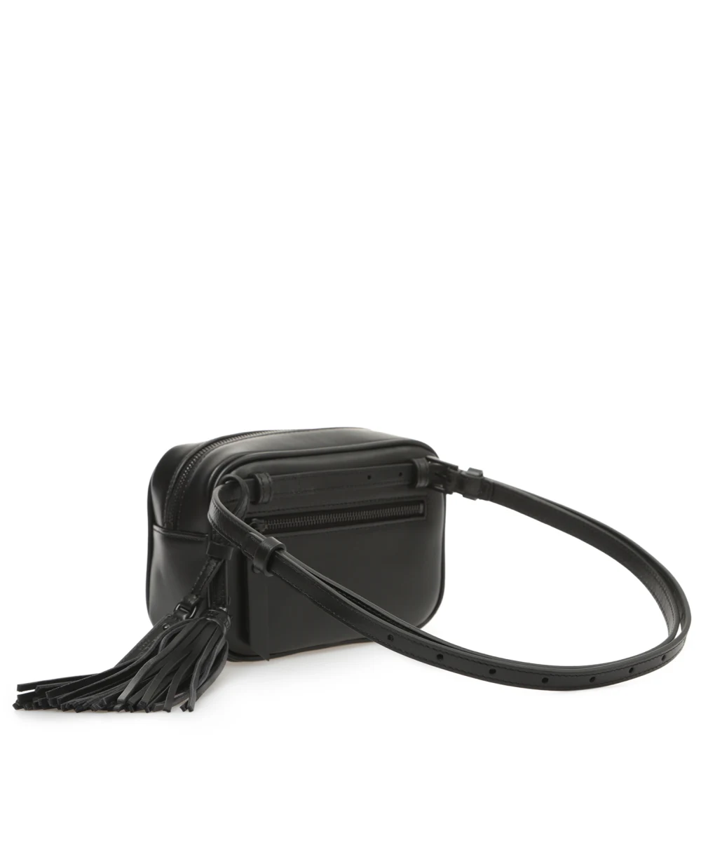 Кожаная поясная сумка Lou Saint Laurent 534817-DV708-FW19, черный цвет • Купить в интернет-магазине Kameron