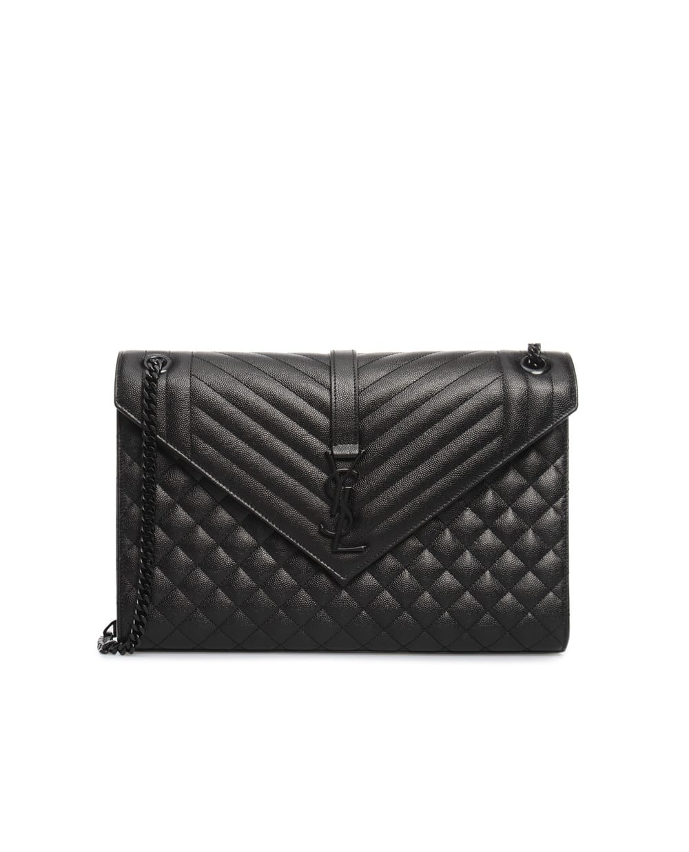 Кожаная сумка Loulou Saint Laurent 600166-BOW98-, черный цвет • Купить в интернет-магазине Kameron