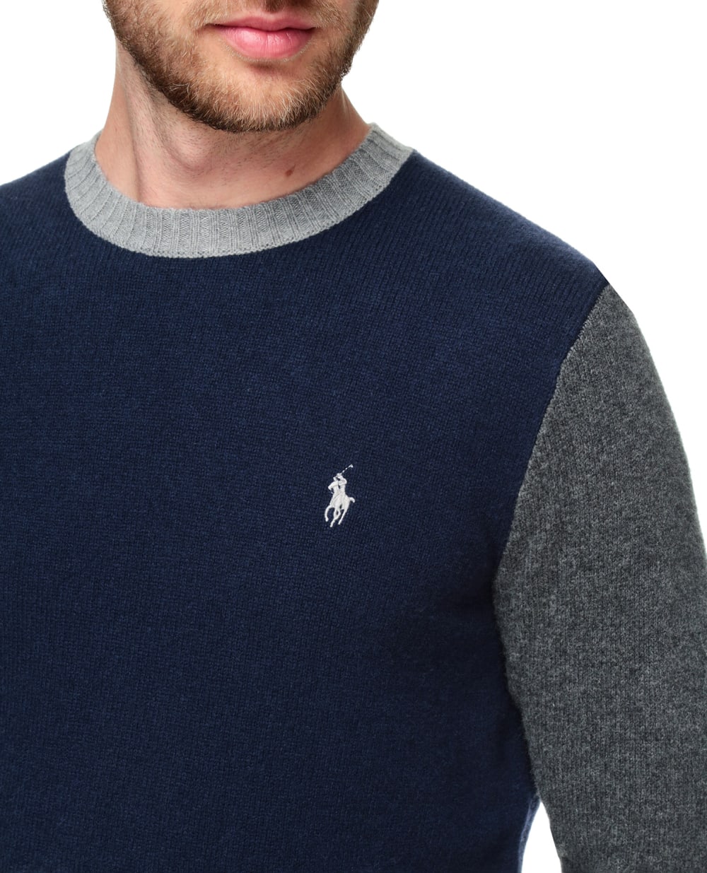 Шерстяной джемпер Polo Ralph Lauren 710850565001, синий цвет • Купить в интернет-магазине Kameron