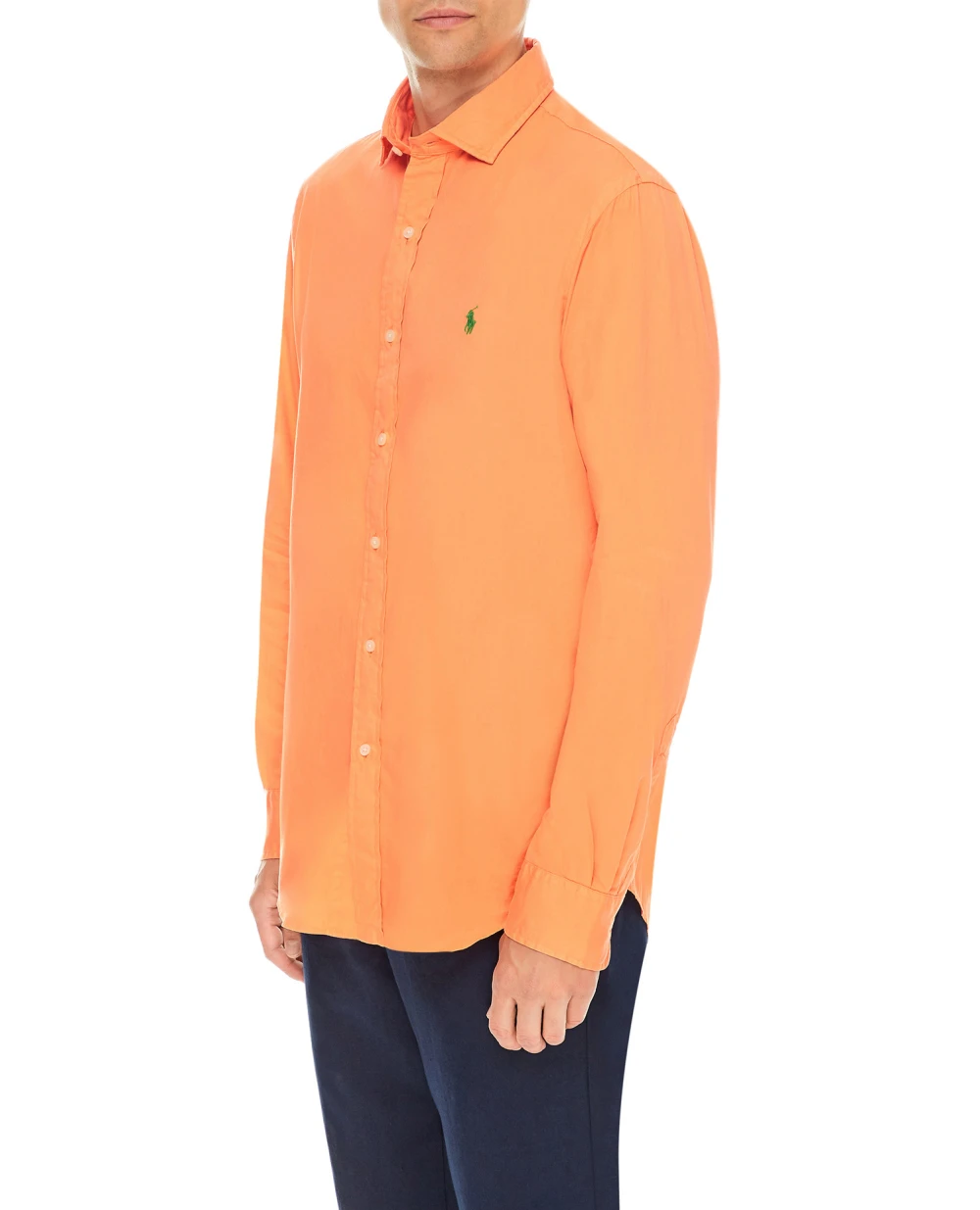 Рубашка Polo Ralph Lauren 710829423010, оранжевый цвет • Купить в интернет-магазине Kameron