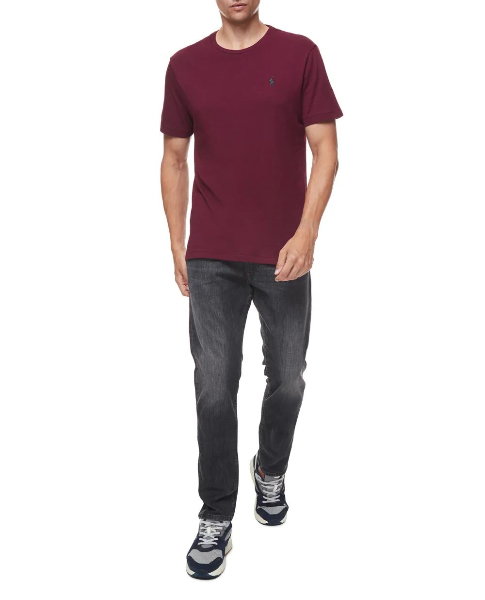Футболка Polo Ralph Lauren 710671438231, бордовый цвет • Купить в интернет-магазине Kameron