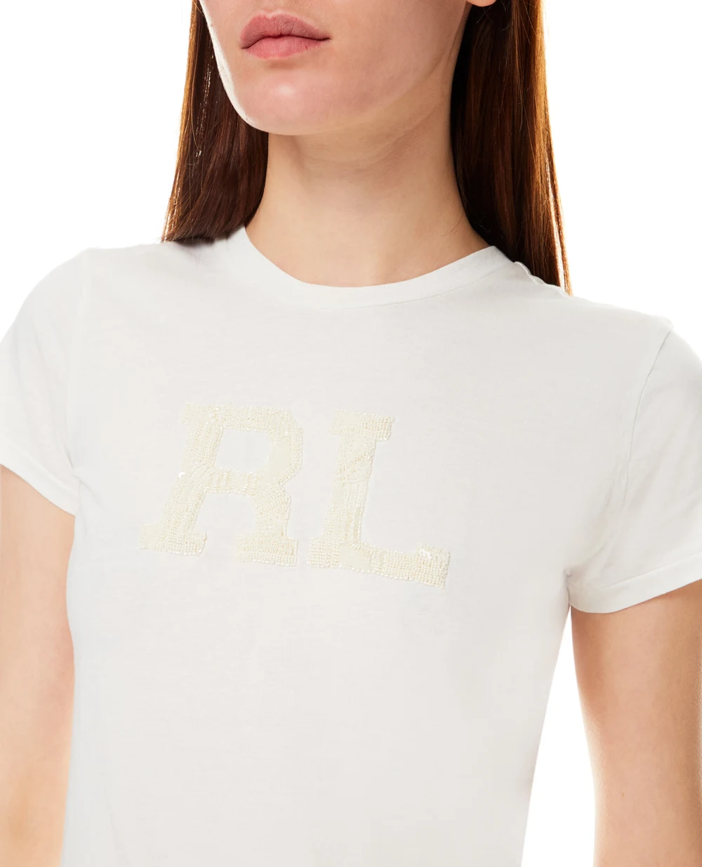 Футболка Polo Ralph Lauren 211846880001, белый цвет • Купить в интернет-магазине Kameron