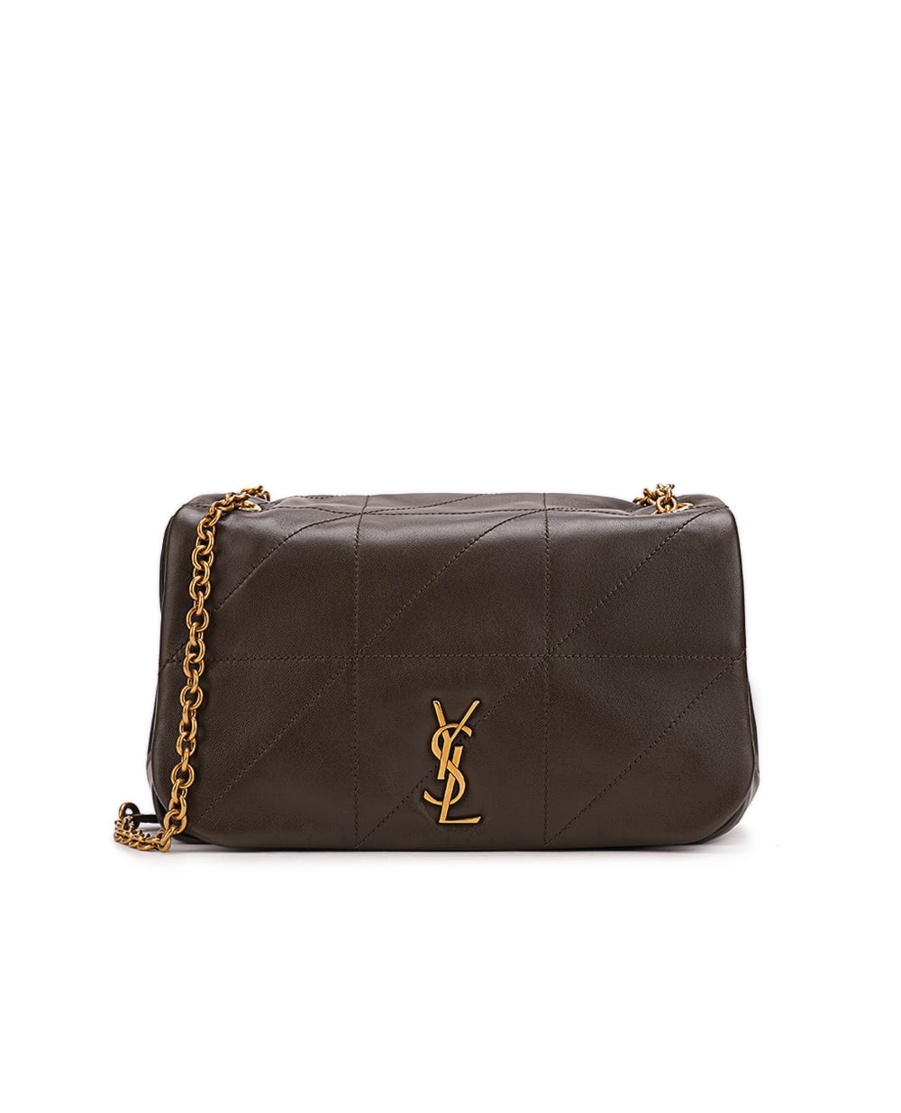 Кожаная сумка Jamie Small Saint Laurent 763475-AAB32, коричневый цвет • Купить в интернет-магазине Kameron