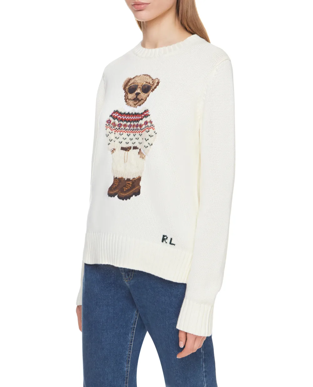 Свитер Polo Ralph Lauren 211827358001, белый цвет • Купить в интернет-магазине Kameron