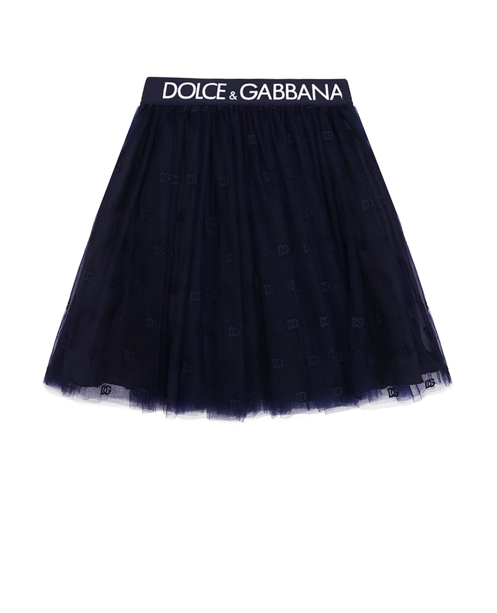 Детская юбка Dolce&Gabbana Kids L54I61-HLM8T-S, темно-синий цвет • Купить в интернет-магазине Kameron
