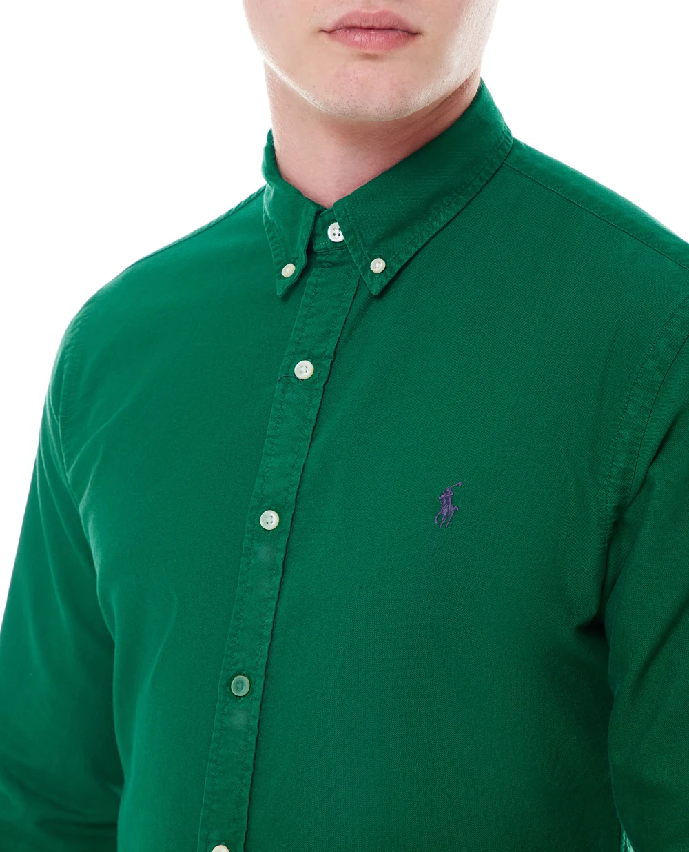Рубашка Polo Ralph Lauren 710804257034, зеленый цвет • Купить в интернет-магазине Kameron