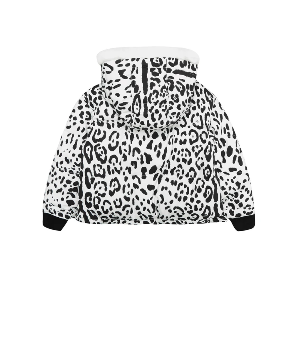Детский пуховик Dolce&Gabbana Kids L5JBJU-G7A6Q-B, белый цвет • Купить в интернет-магазине Kameron