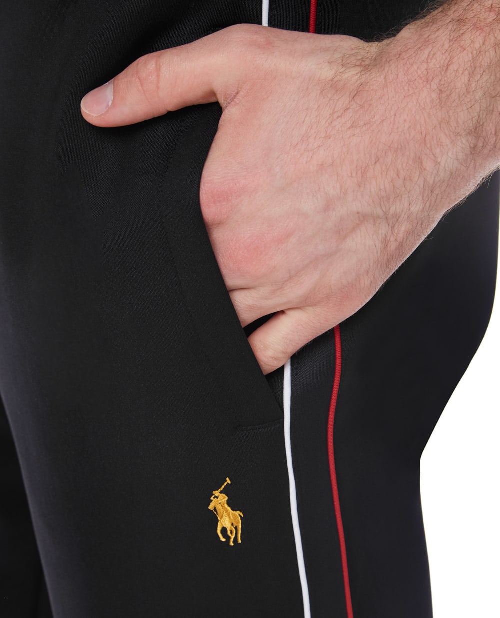 Спортивные брюки Polo Ralph Lauren 710828373002, черный цвет • Купить в интернет-магазине Kameron