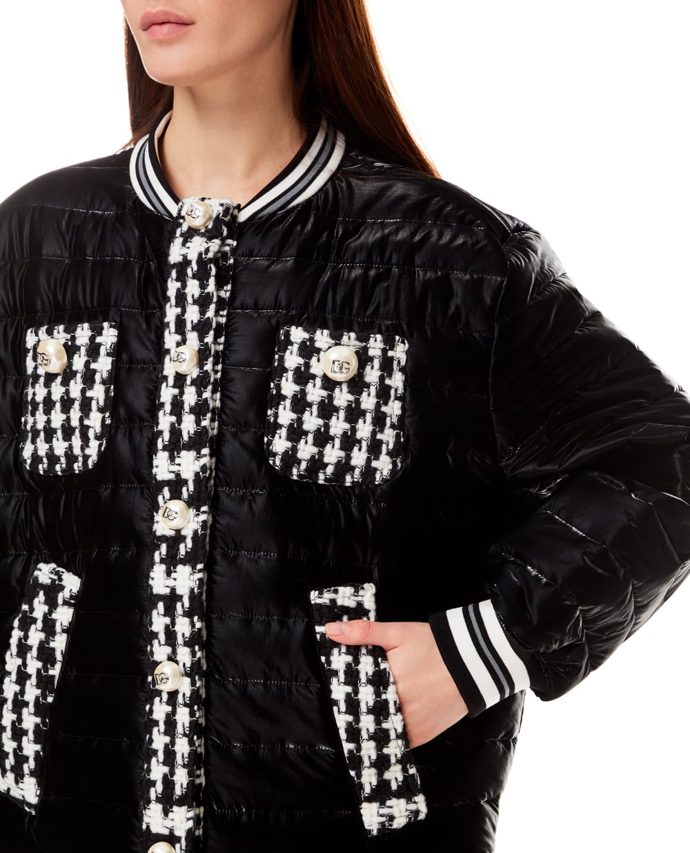 Бомбер Dolce&Gabbana F9L44T-GDABT, черный цвет • Купить в интернет-магазине Kameron
