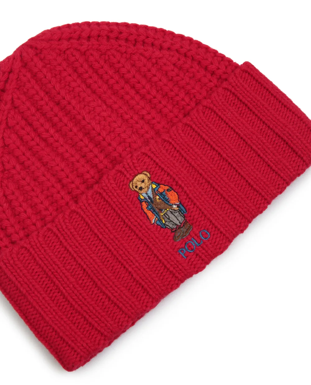 Шерстяная шапка Polo Ralph Lauren 449823766002, красный цвет • Купить в интернет-магазине Kameron