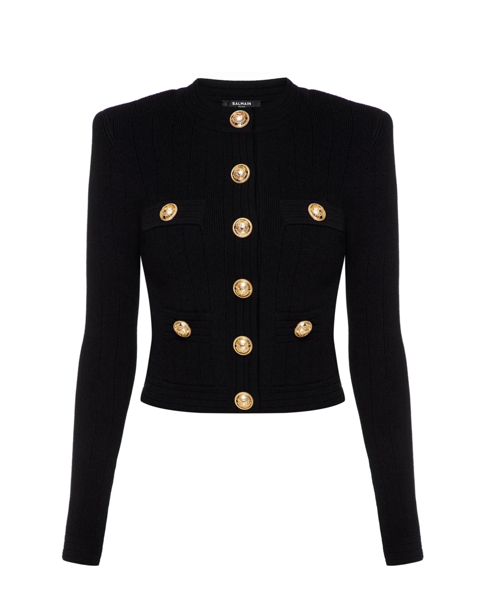 Кардиган Balmain BF1KL014KB07, черный цвет • Купить в интернет-магазине Kameron