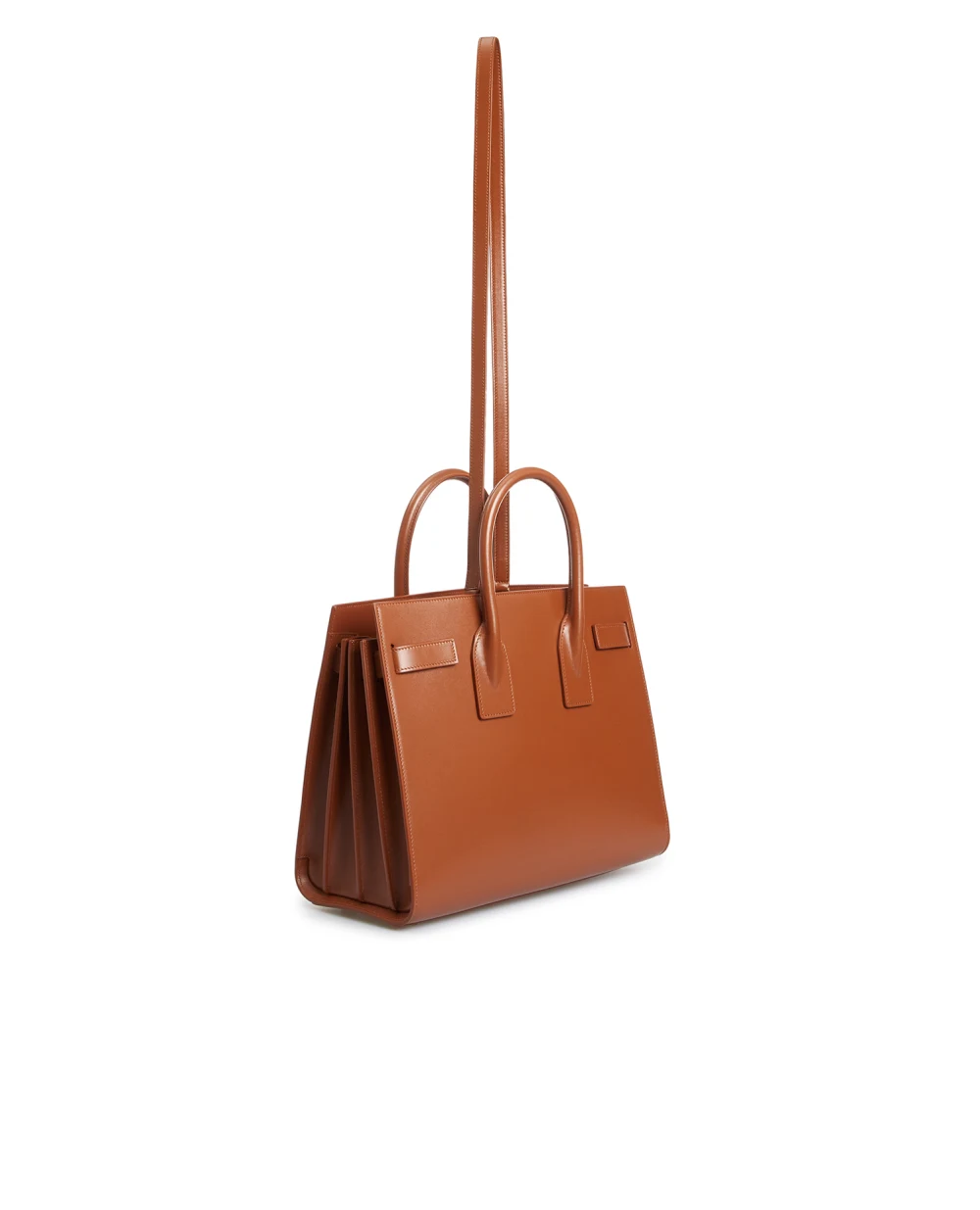 Сумка Sac De Jour Small Saint Laurent 378299-02G9W, рыжий цвет • Купить в интернет-магазине Kameron