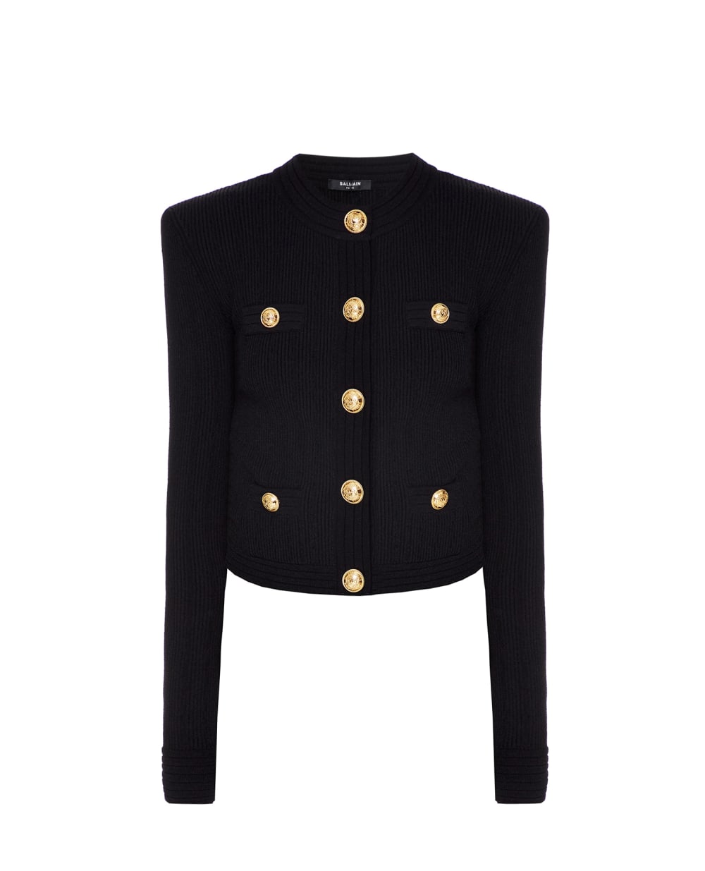 Кардиган Balmain WF0KL005K211, черный цвет • Купить в интернет-магазине Kameron
