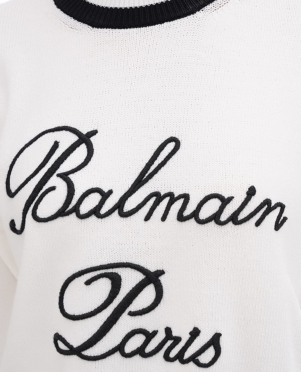Джемпер Balmain DF1KA002KG48, белый цвет • Купить в интернет-магазине Kameron