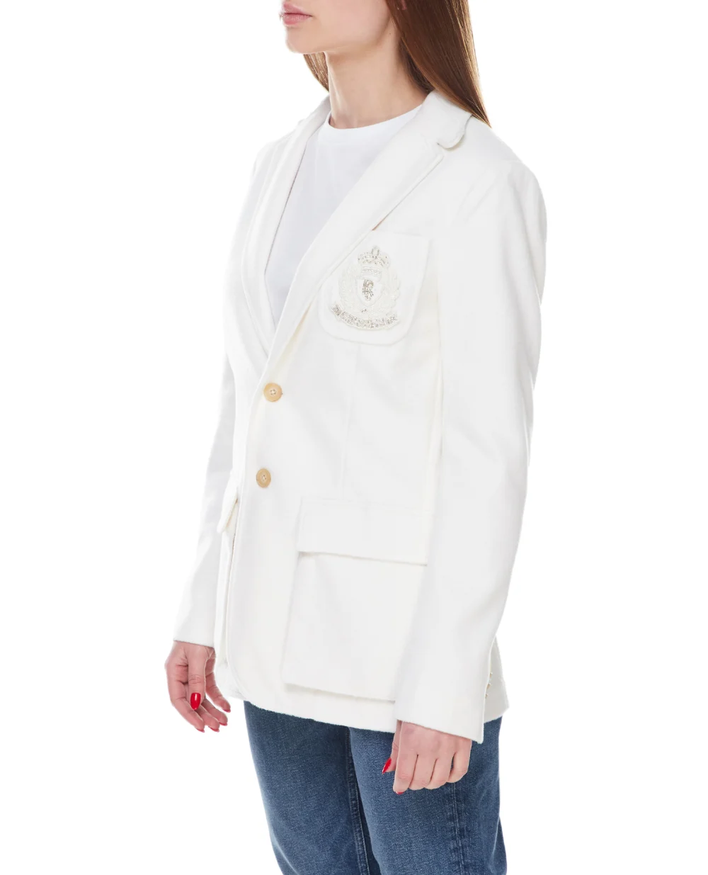 Блейзер Polo Ralph Lauren 211882350001, белый цвет • Купить в интернет-магазине Kameron