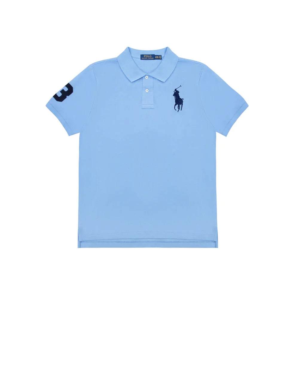 Детское поло Polo Ralph Lauren Kids 323708861040, голубой цвет • Купить в интернет-магазине Kameron