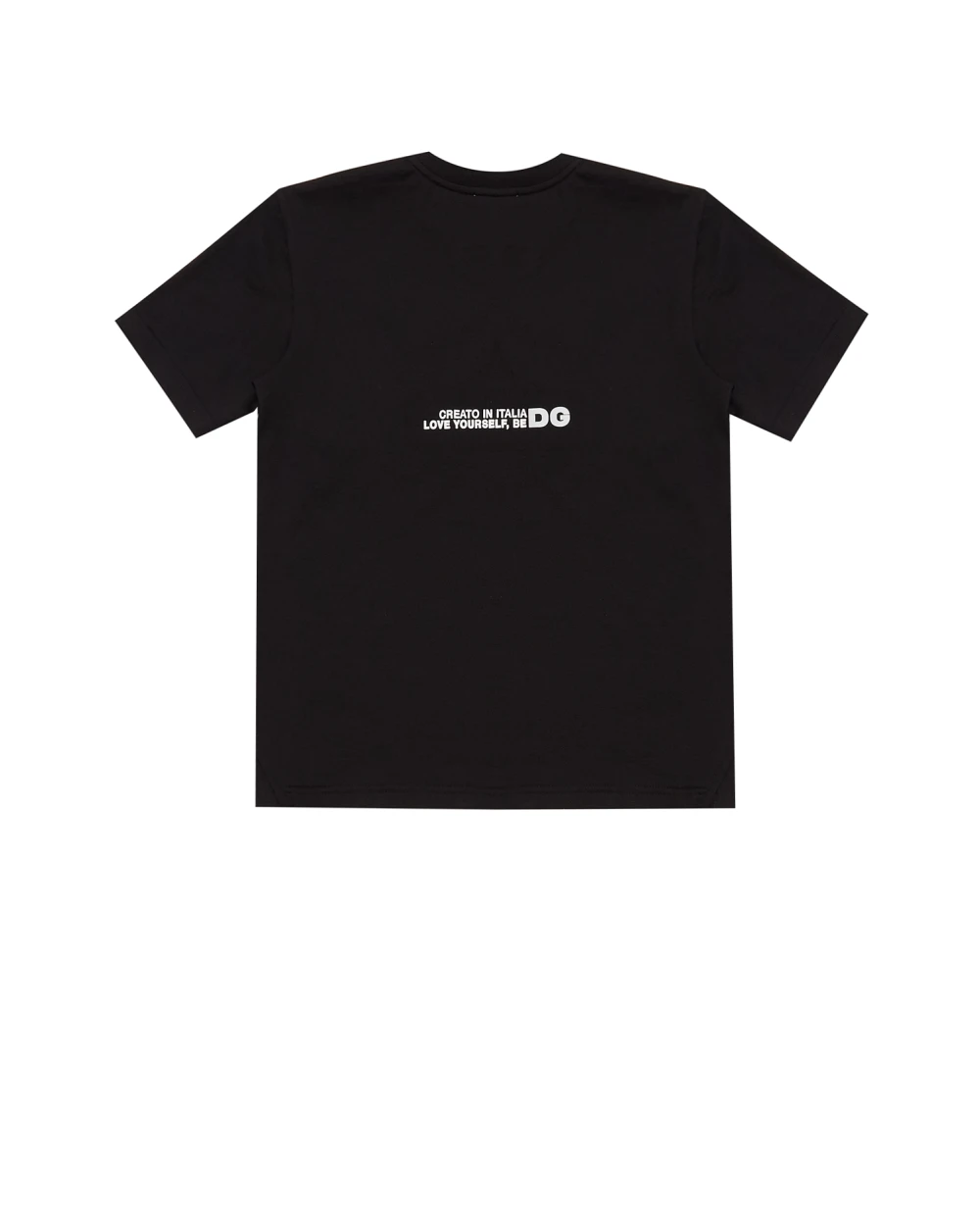 Футболка Dolce&Gabbana Kids L4JTCW-G7YGV-B, черный цвет • Купить в интернет-магазине Kameron