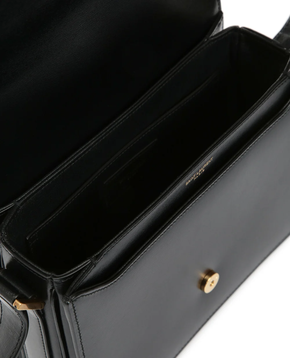 Кожаная сумка Le 61 Medium Saint Laurent 568568-02G0W-, черный цвет • Купить в интернет-магазине Kameron