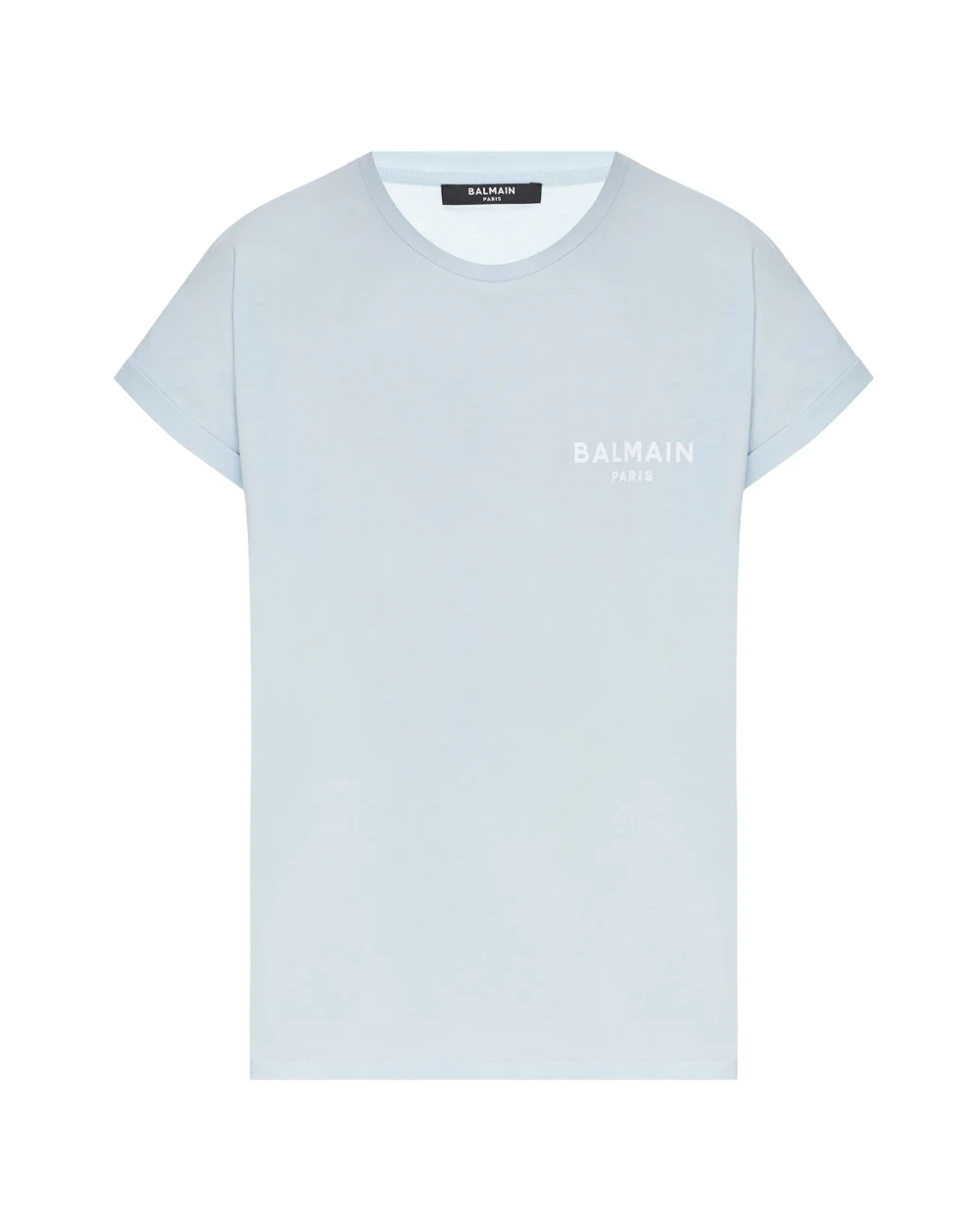 Футболка Balmain WF1EF010B013, голубой цвет • Купить в интернет-магазине Kameron