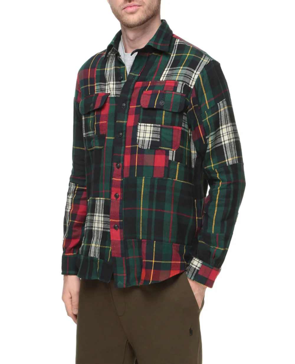 Рубашка Polo Ralph Lauren 710851336001, разноцветный цвет • Купить в интернет-магазине Kameron