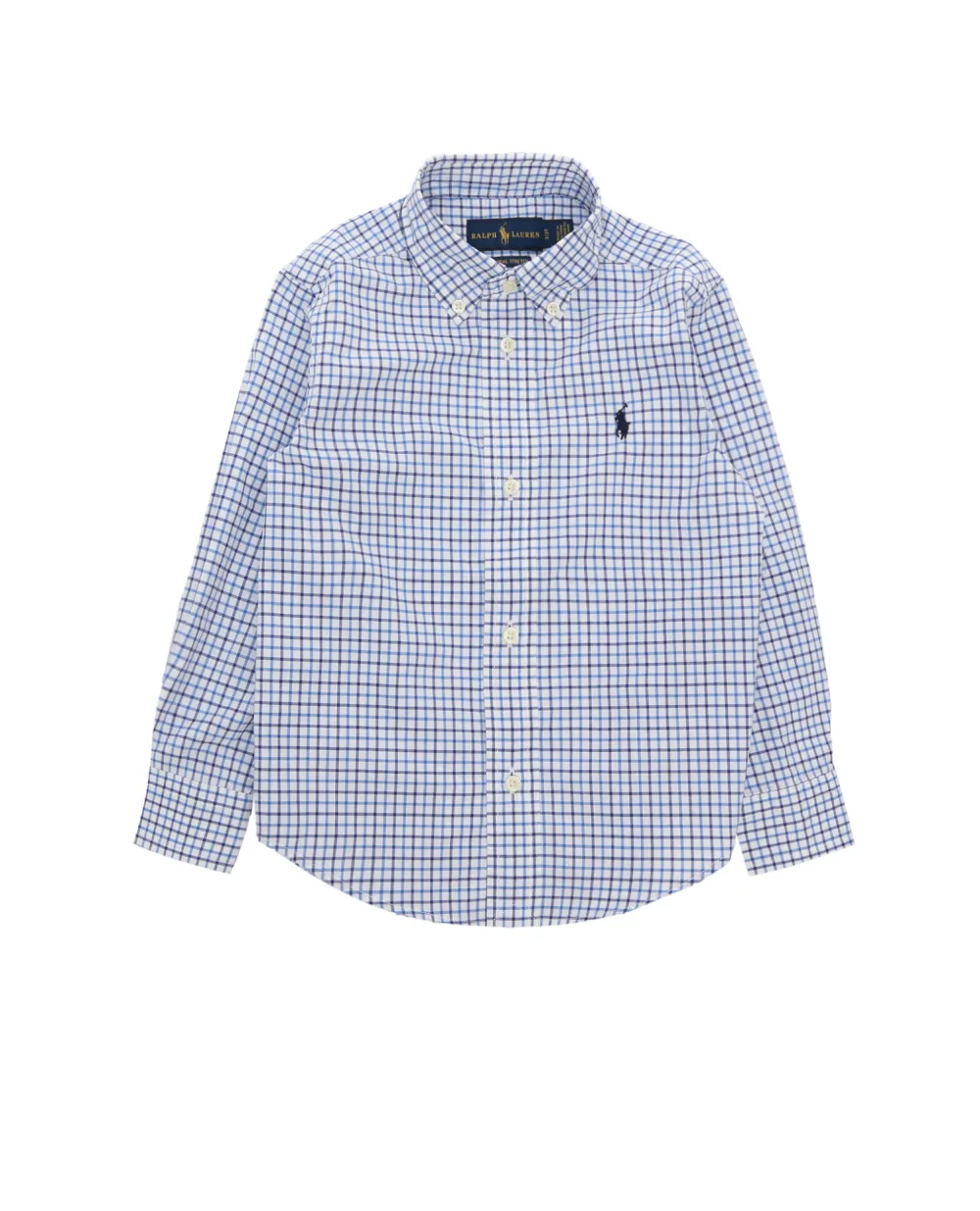 Рубашка Polo Ralph Lauren Kids 323723041001, синий цвет • Купить в интернет-магазине Kameron