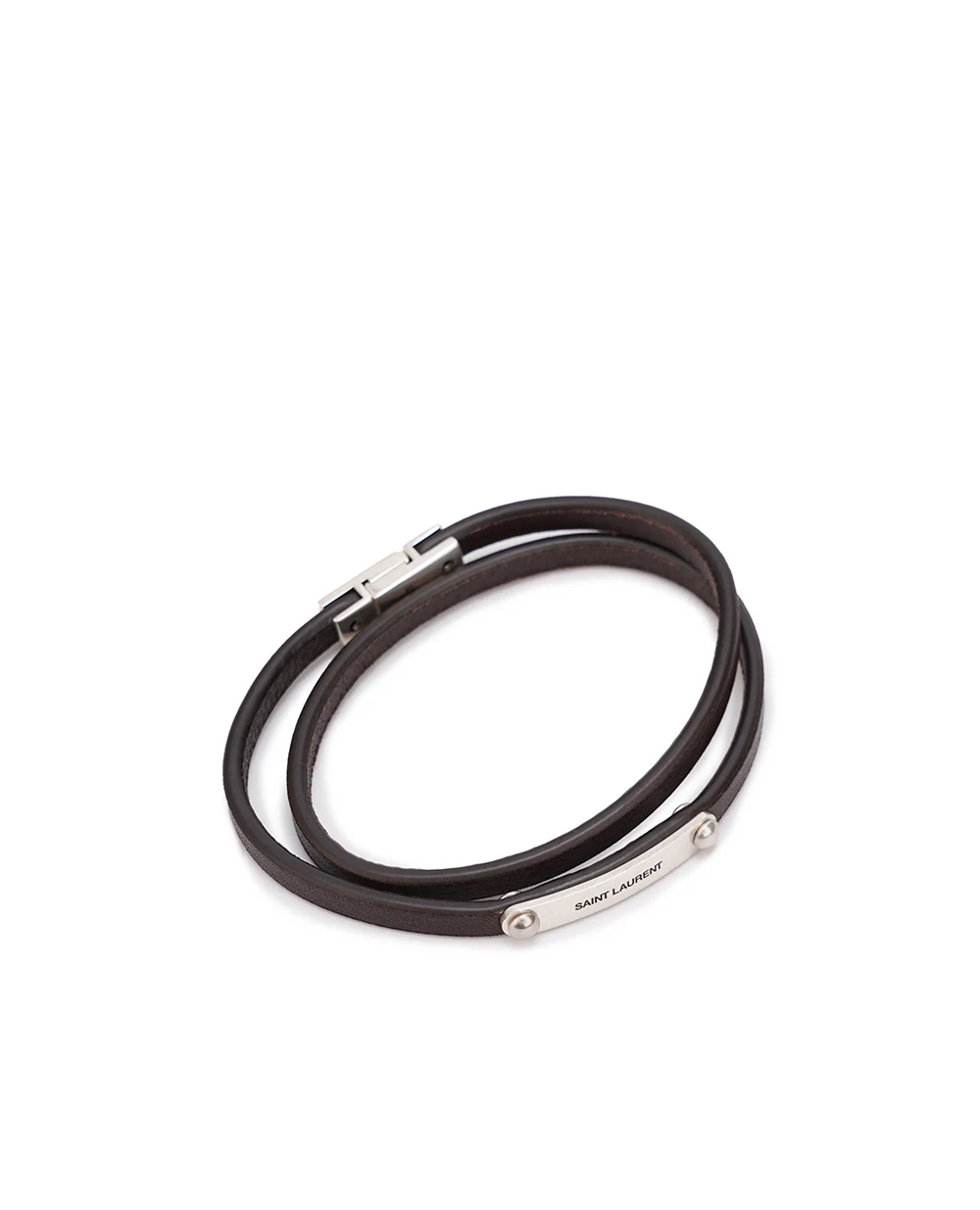 Браслет Saint Laurent 758343-AAC5U, коричневый цвет • Купить в интернет-магазине Kameron