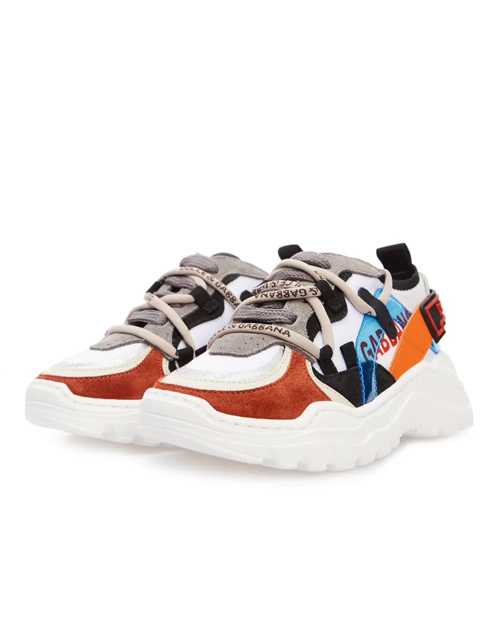 Кроссовки Dolce&Gabbana Kids DA0965-AO210-S, разноцветный цвет • Купить в интернет-магазине Kameron